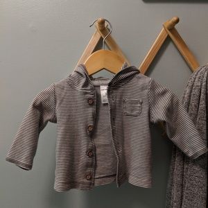 Carter's Striped Button Up Cardigan Sweater